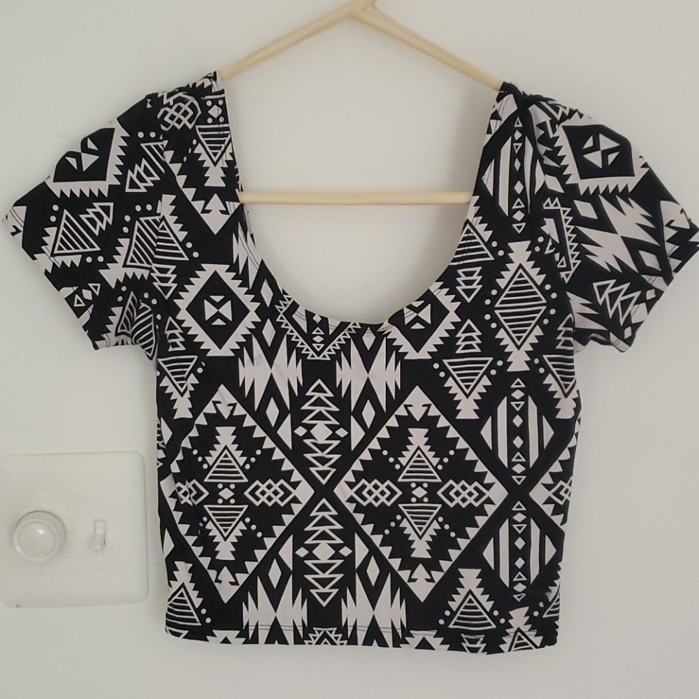 PINK tribal print shirt